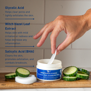 Glycolic Peel Cleansing Pads with Salicylic Acid